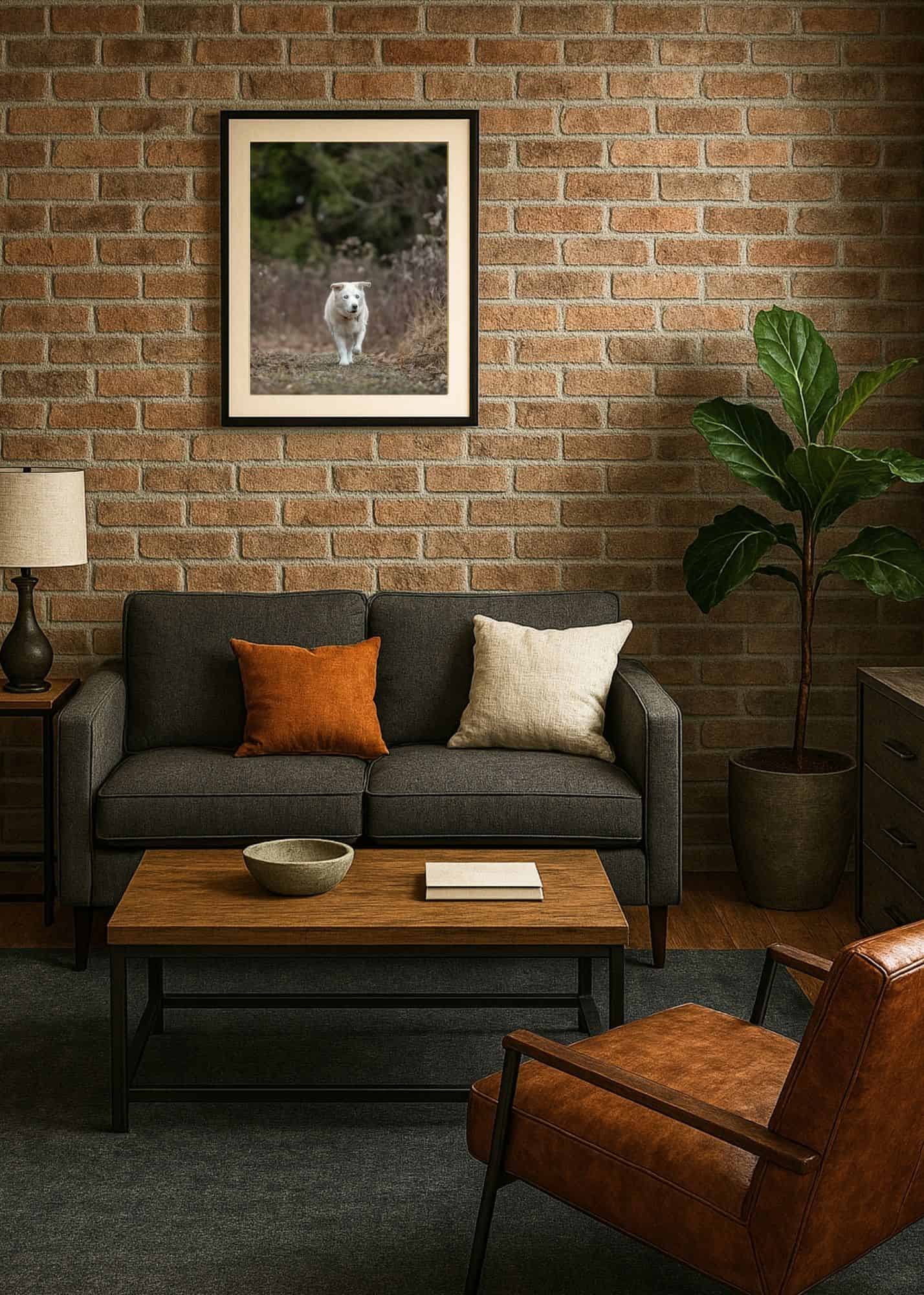 industrial-style-space-traditional-framed-print