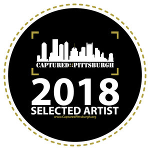 Captured Pittsburgh selected artist badge 2018