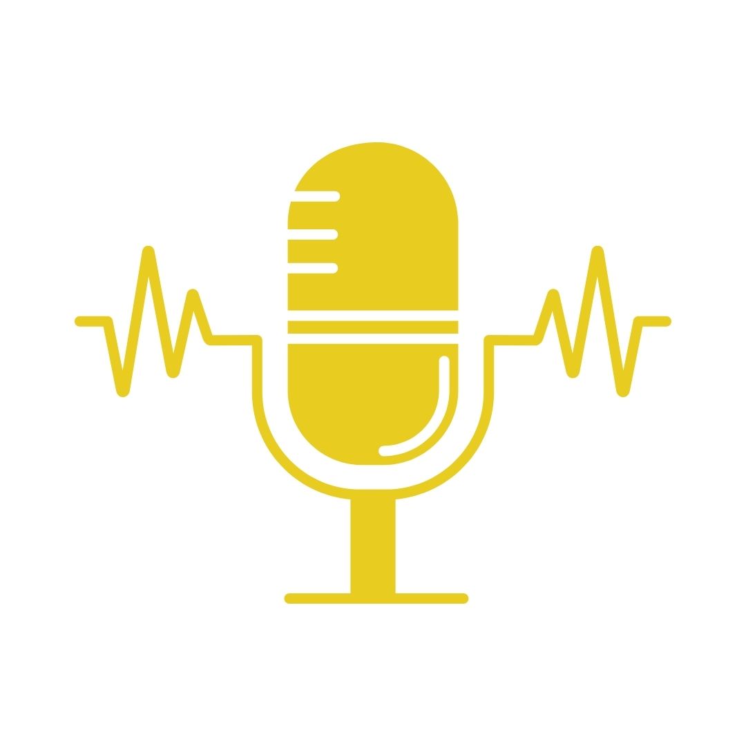 yellow podcast icon