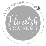 Flourish Academy Elevate member badge 2021