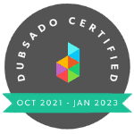 Dubsado badge for certified specialists
