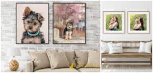 Decorate with Diptychs: Wall Art Designs for Double Dog Delight