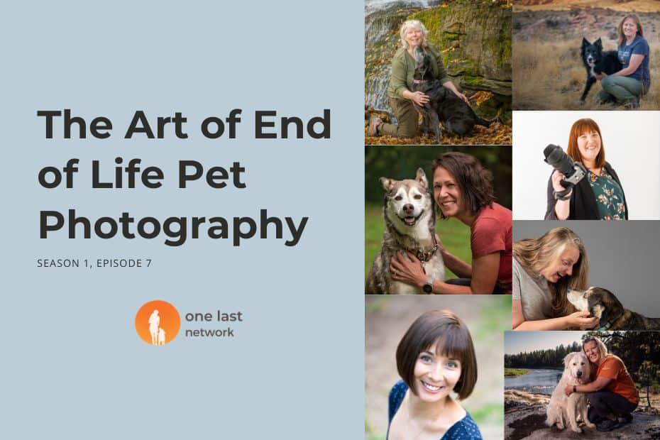 founding members of One Last Network banner for end-of-life pet photography discussion
