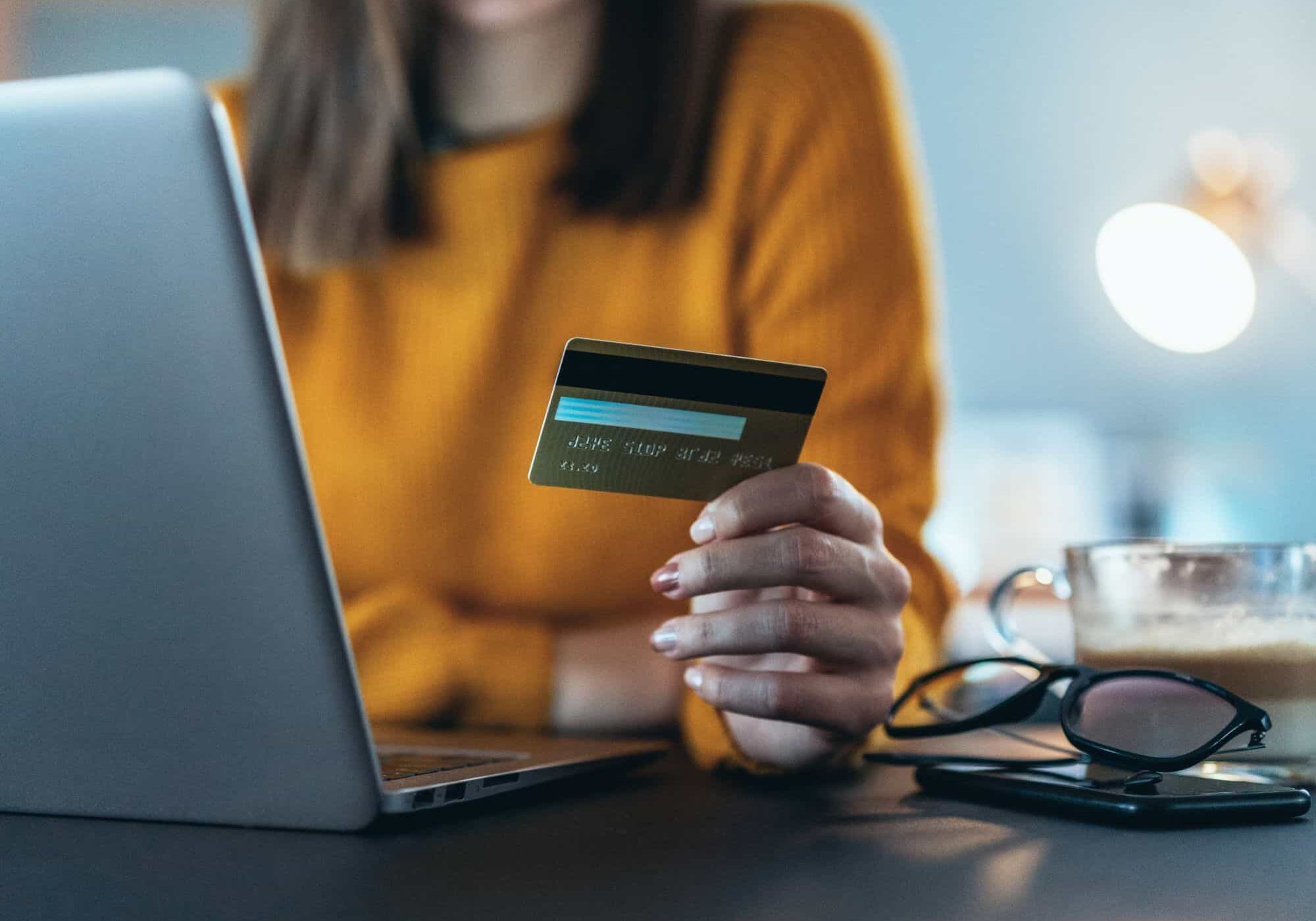 female-yellow-shirt-credit-card-invoice